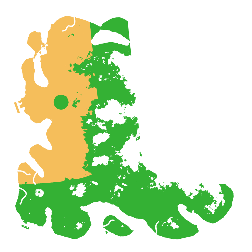 Biome Rust Map: Procedural Map, Size: 4500, Seed: 936350076