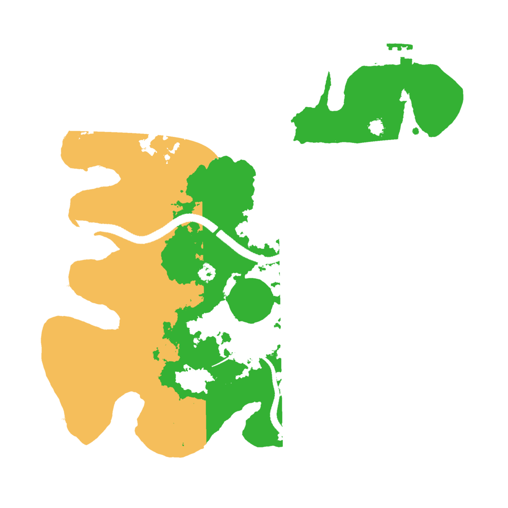 Biome Rust Map: Procedural Map, Size: 3000, Seed: 134488921