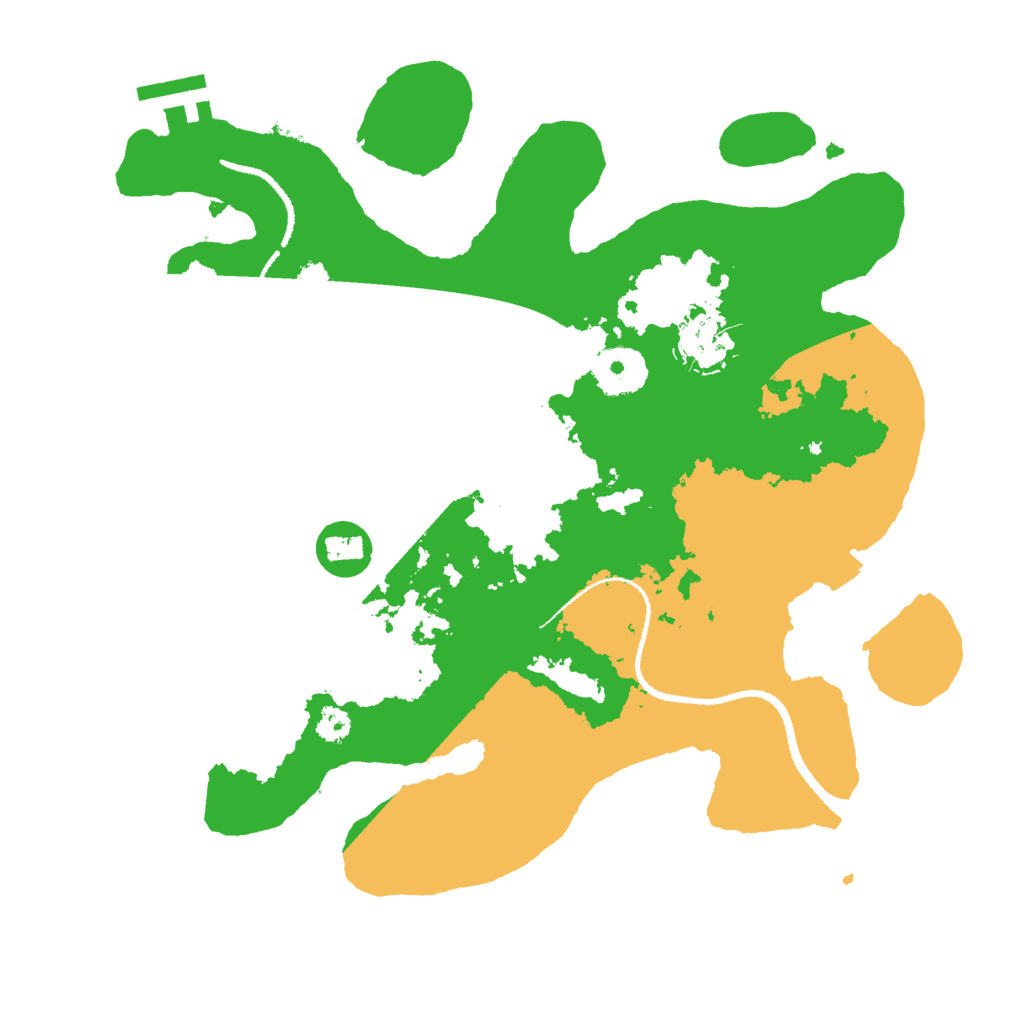 Biome Rust Map: Procedural Map, Size: 3000, Seed: 1456487942