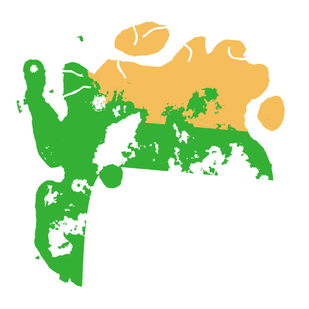 Biome Rust Map: Procedural Map, Size: 3700, Seed: 68815675