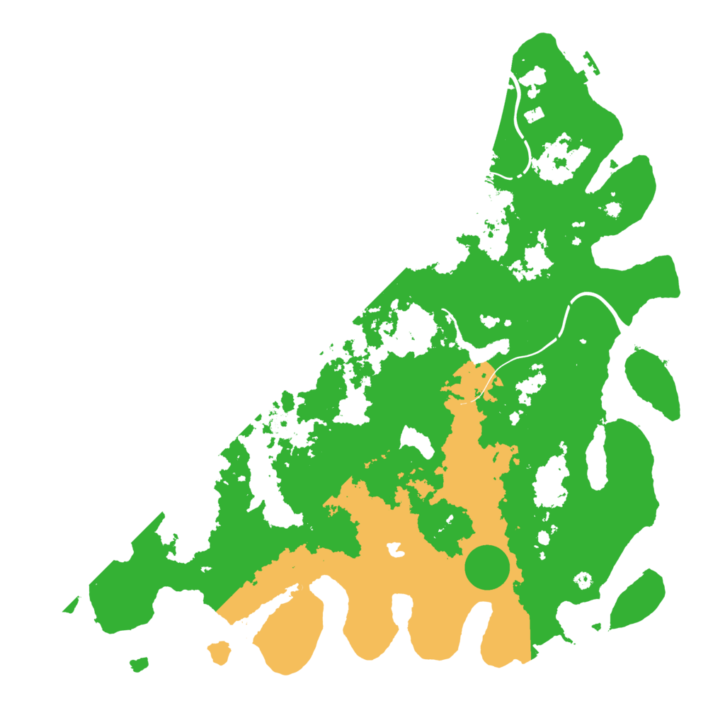 Biome Rust Map: Procedural Map, Size: 4250, Seed: 2106750308