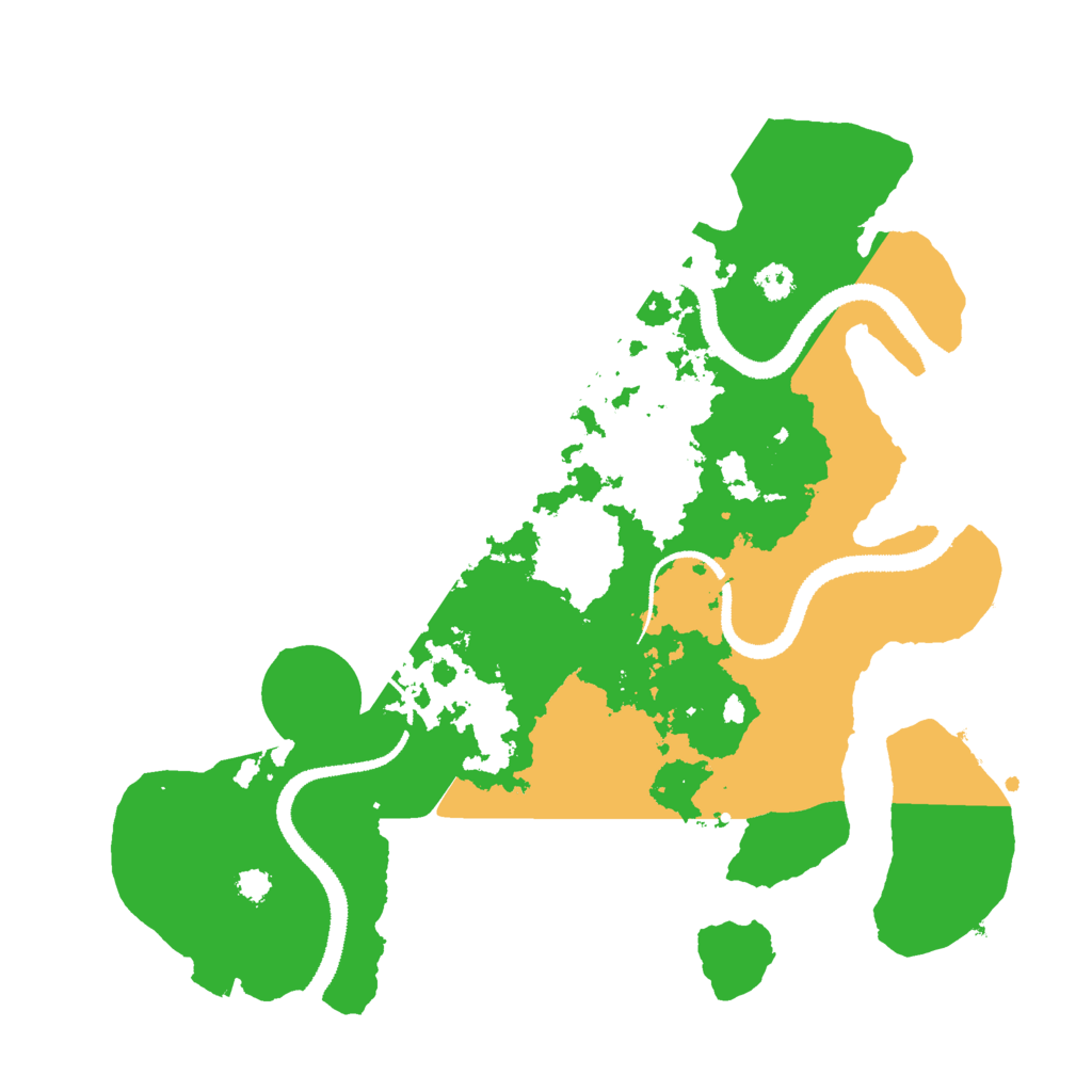 Biome Rust Map: Procedural Map, Size: 3000, Seed: 13081