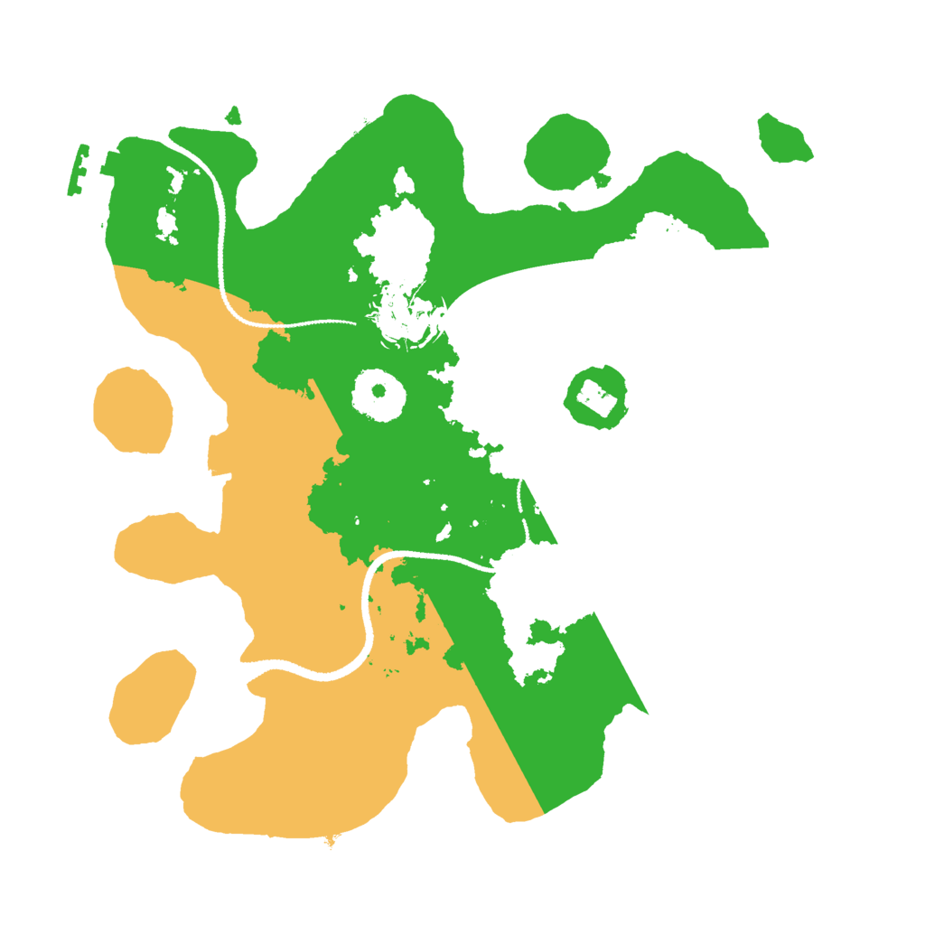 Biome Rust Map: Procedural Map, Size: 2650, Seed: 1684990273