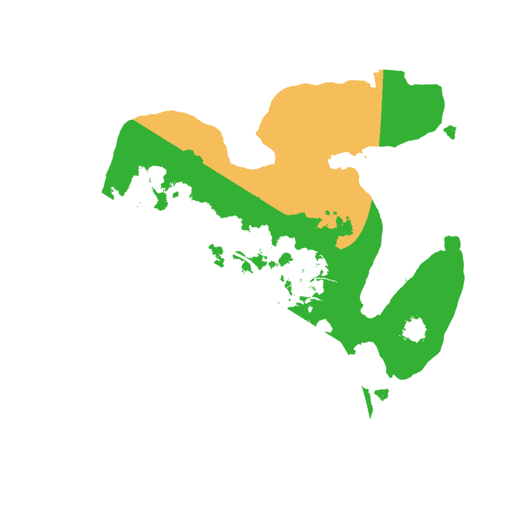 Biome Rust Map: Procedural Map, Size: 2000, Seed: 165876499