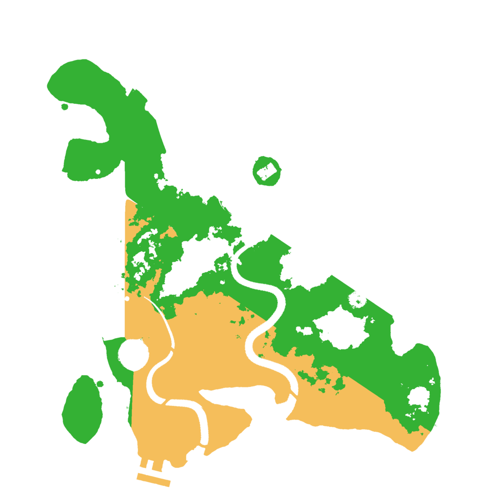 Biome Rust Map: Procedural Map, Size: 3000, Seed: 681268573