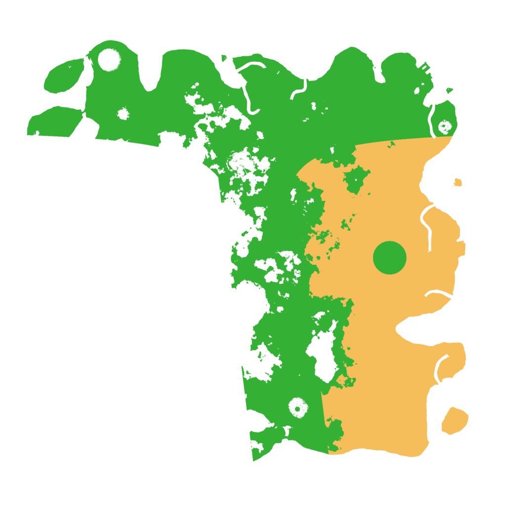 Biome Rust Map: Procedural Map, Size: 4000, Seed: 130924633