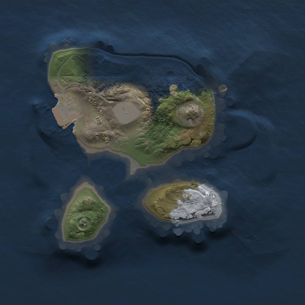 Rust Map: Procedural Map, Size: 1500, Seed: 20202022, 1 Monuments