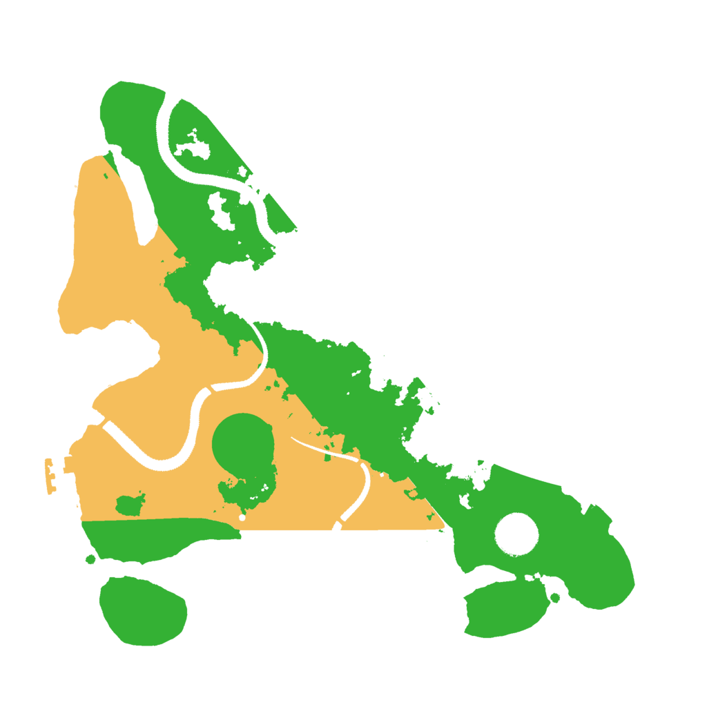 Biome Rust Map: Procedural Map, Size: 3000, Seed: 12057