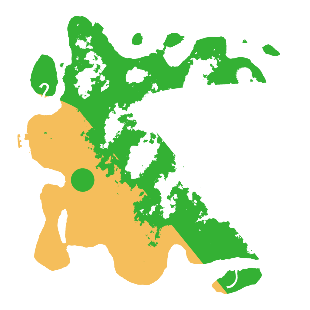 Biome Rust Map: Procedural Map, Size: 3500, Seed: 1713622802