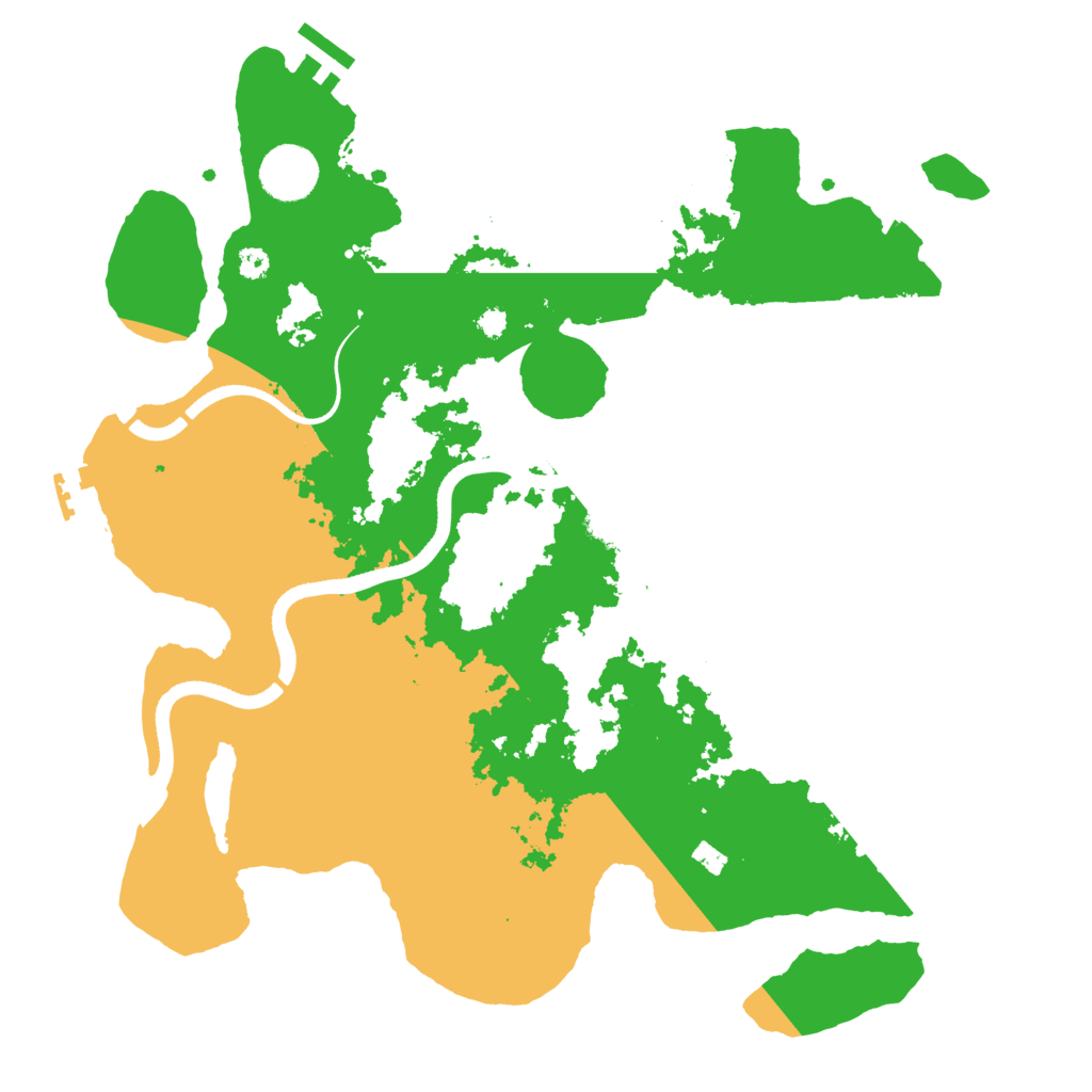 Biome Rust Map: Procedural Map, Size: 3500, Seed: 1713622802
