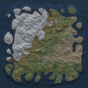 Thumbnail Rust Map: Procedural Map, Size: 4500, Seed: 75672623, 18 Monuments