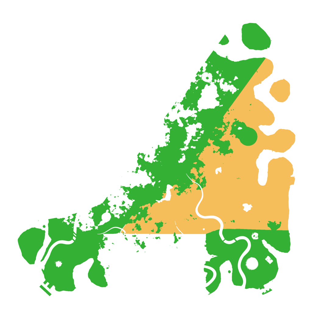 Biome Rust Map: Procedural Map, Size: 4500, Seed: 75672623