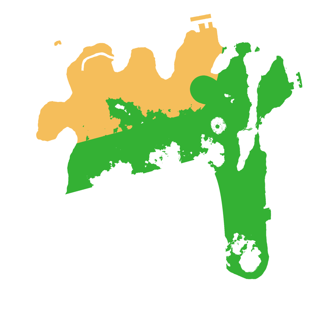 Biome Rust Map: Procedural Map, Size: 3000, Seed: 112460993