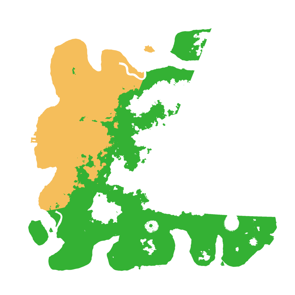Biome Rust Map: Procedural Map, Size: 3500, Seed: 292324332