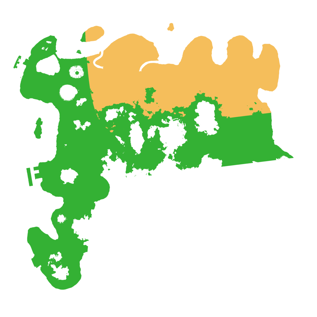 Biome Rust Map: Procedural Map, Size: 3500, Seed: 93629360