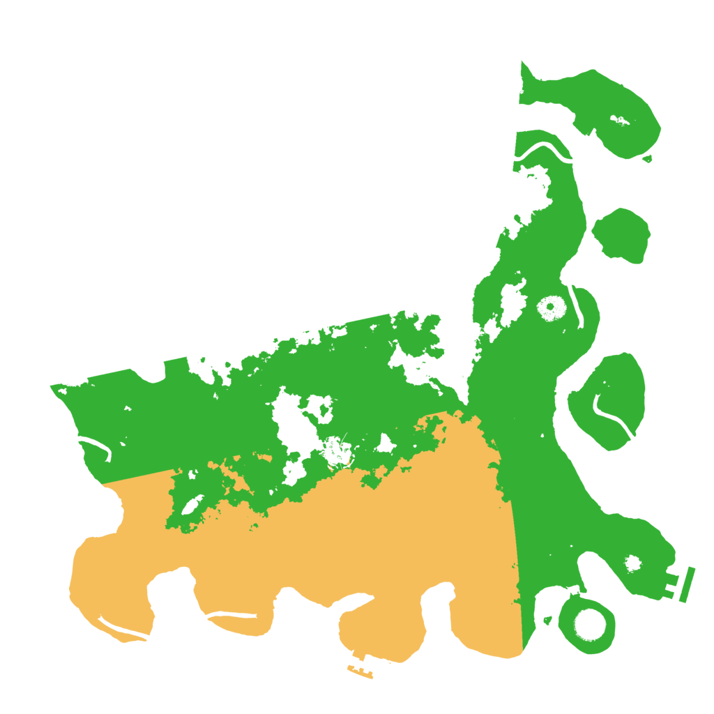 Biome Rust Map: Procedural Map, Size: 4000, Seed: 6211