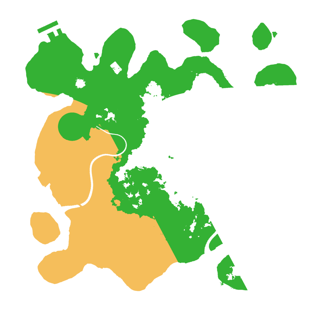 Biome Rust Map: Procedural Map, Size: 3000, Seed: 1324040323