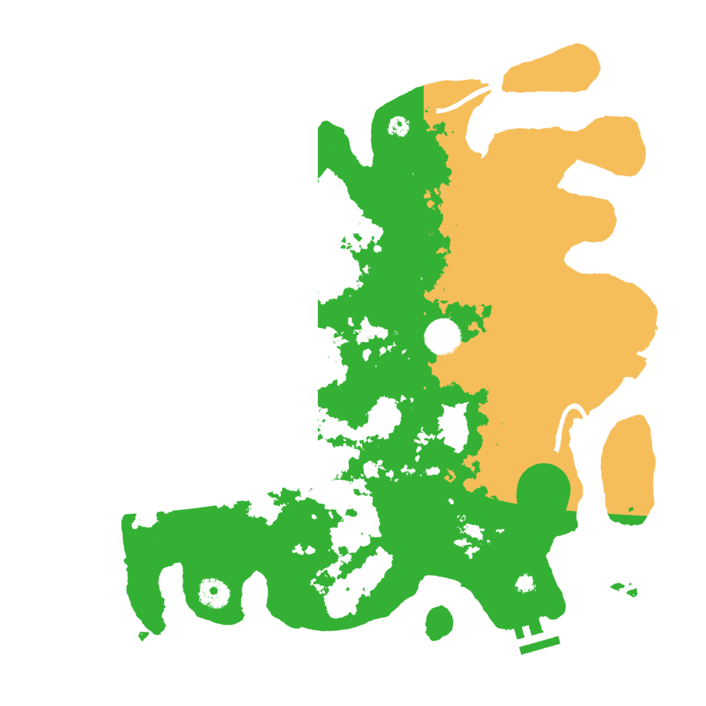 Biome Rust Map: Procedural Map, Size: 3500, Seed: 1597801828