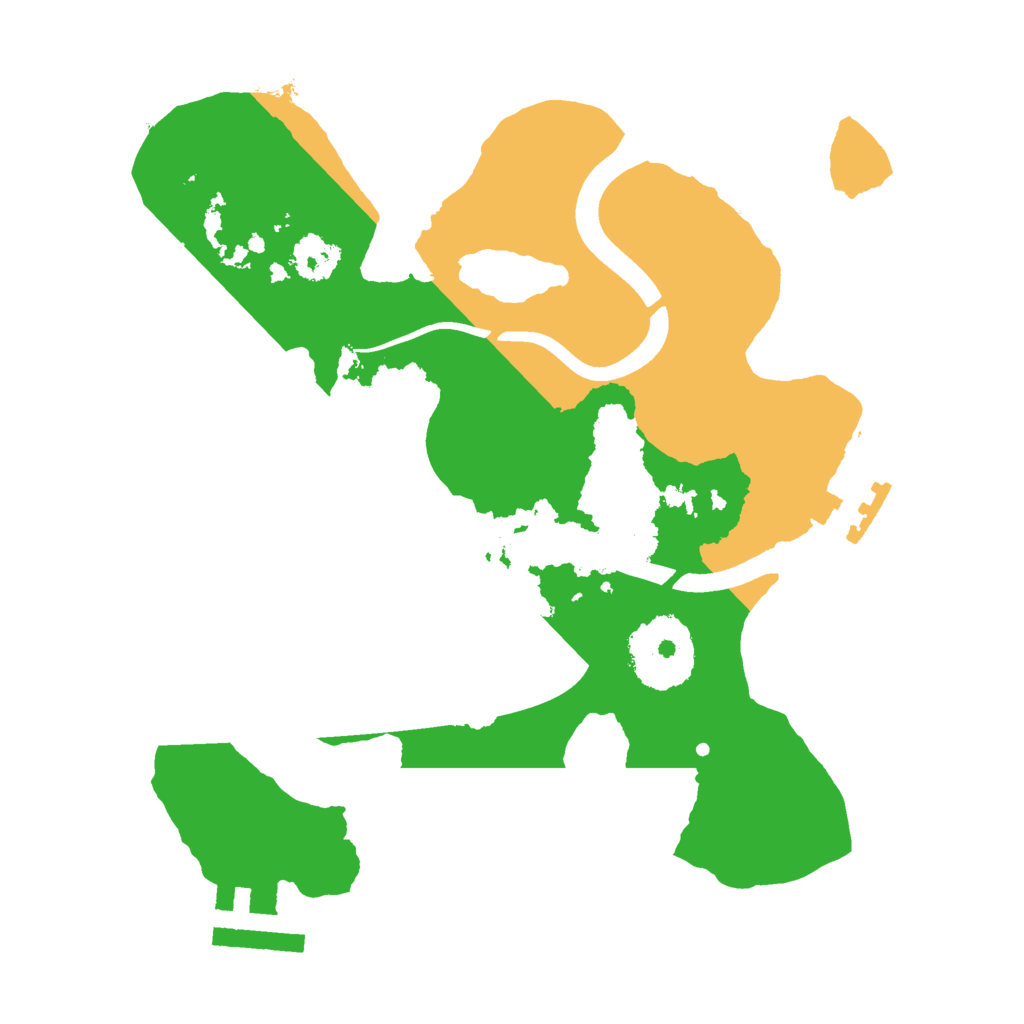 Biome Rust Map: Procedural Map, Size: 2250, Seed: 1034653103