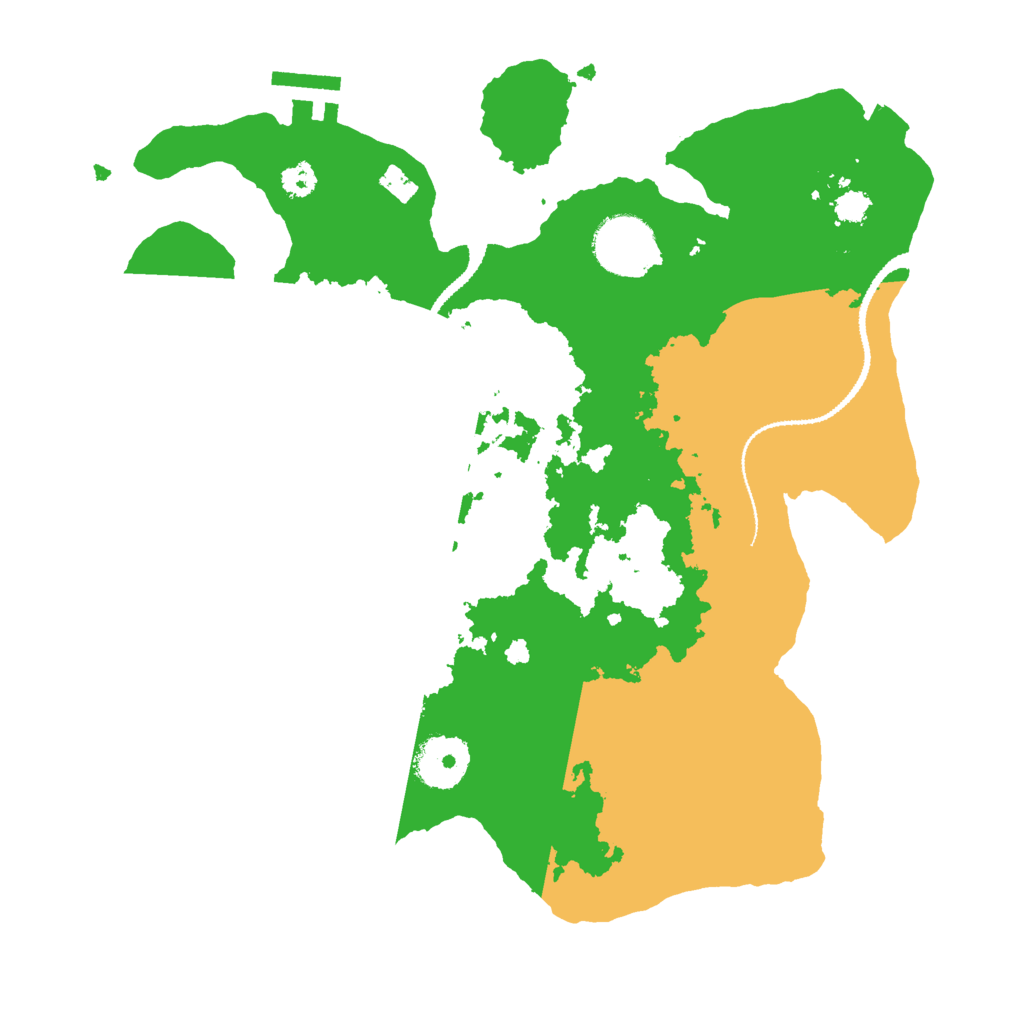 Biome Rust Map: Procedural Map, Size: 3000, Seed: 15637483