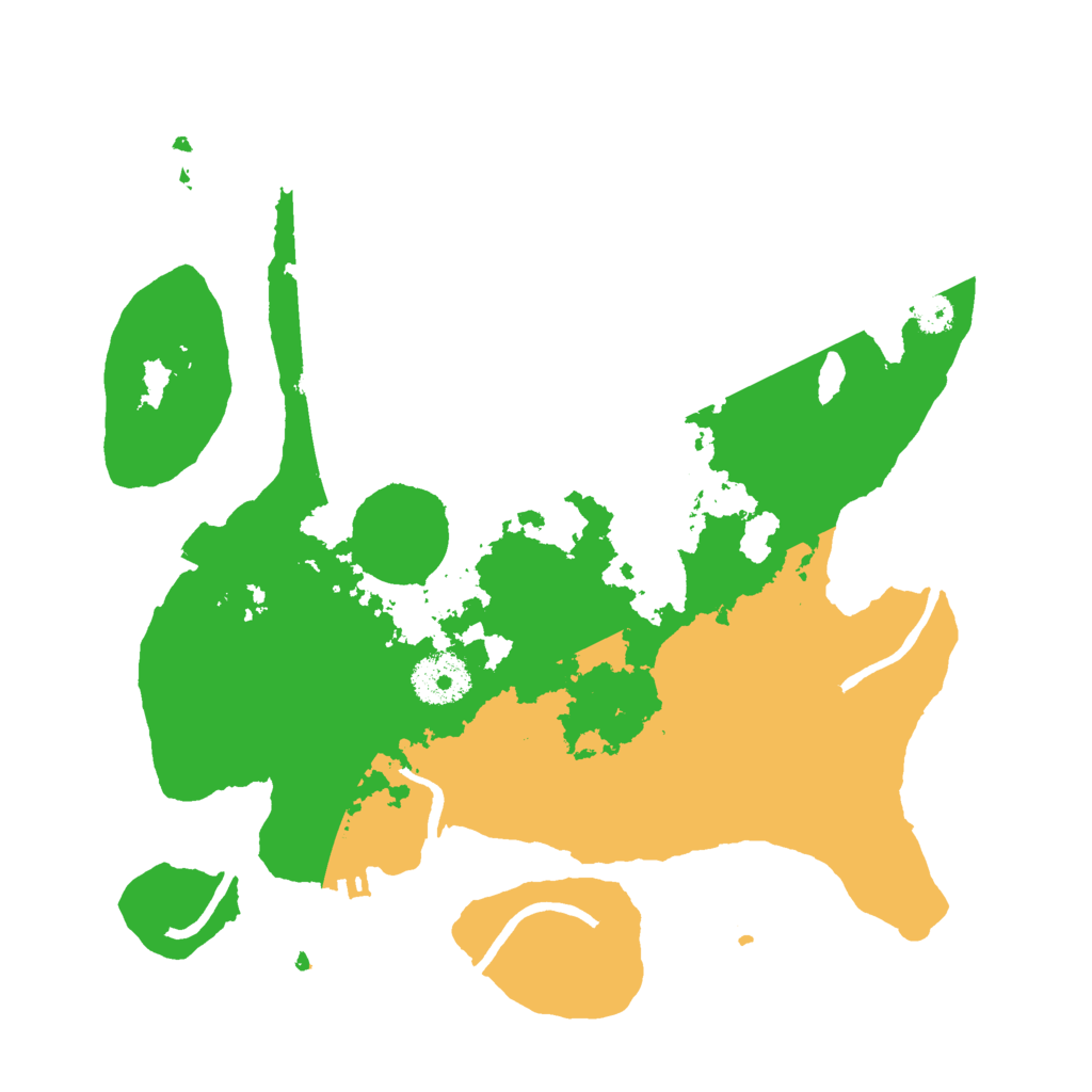 Biome Rust Map: Procedural Map, Size: 3000, Seed: 325095245