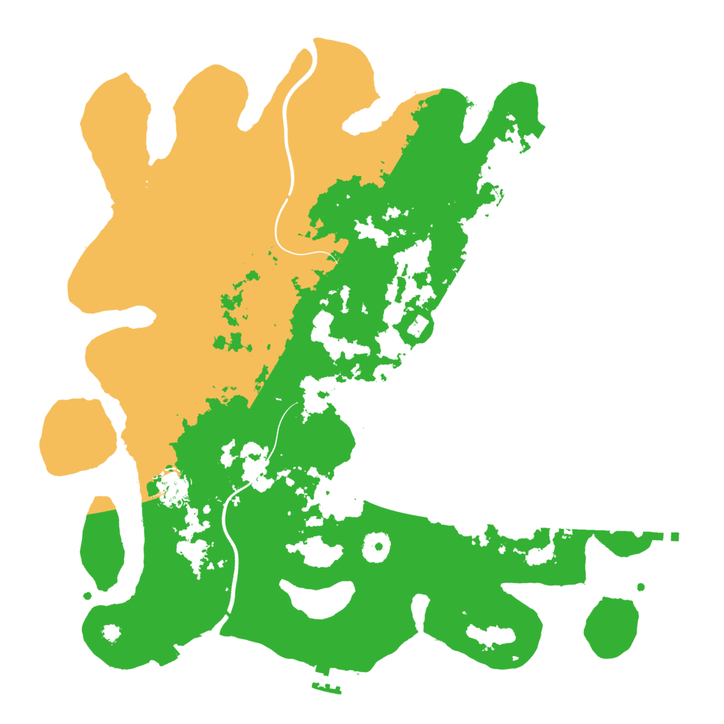 Biome Rust Map: Procedural Map, Size: 3650, Seed: 27500071