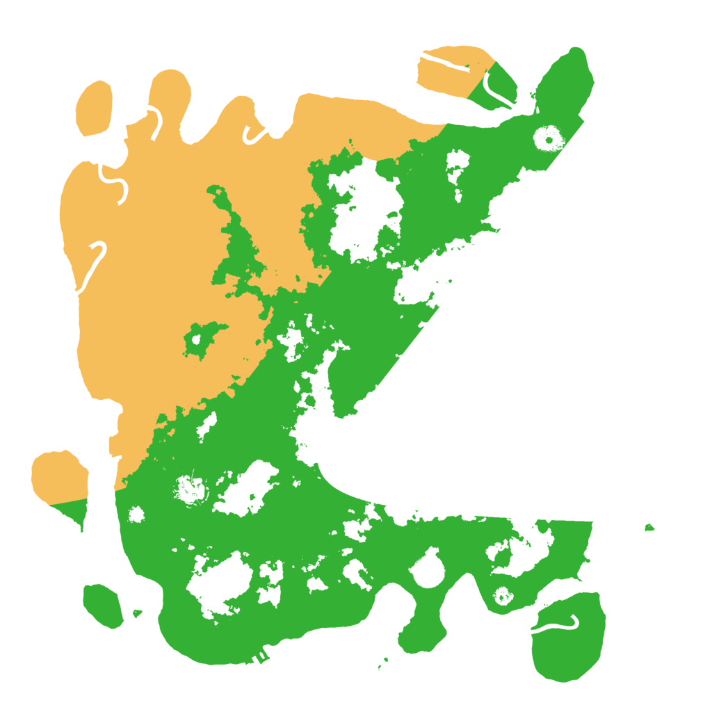 Biome Rust Map: Procedural Map, Size: 4000, Seed: 38491280