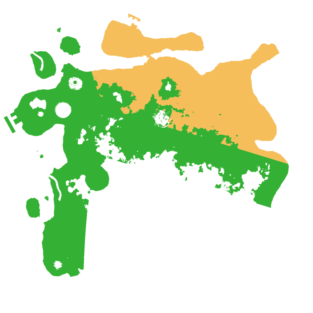 Biome Rust Map: Procedural Map, Size: 3500, Seed: 120564921