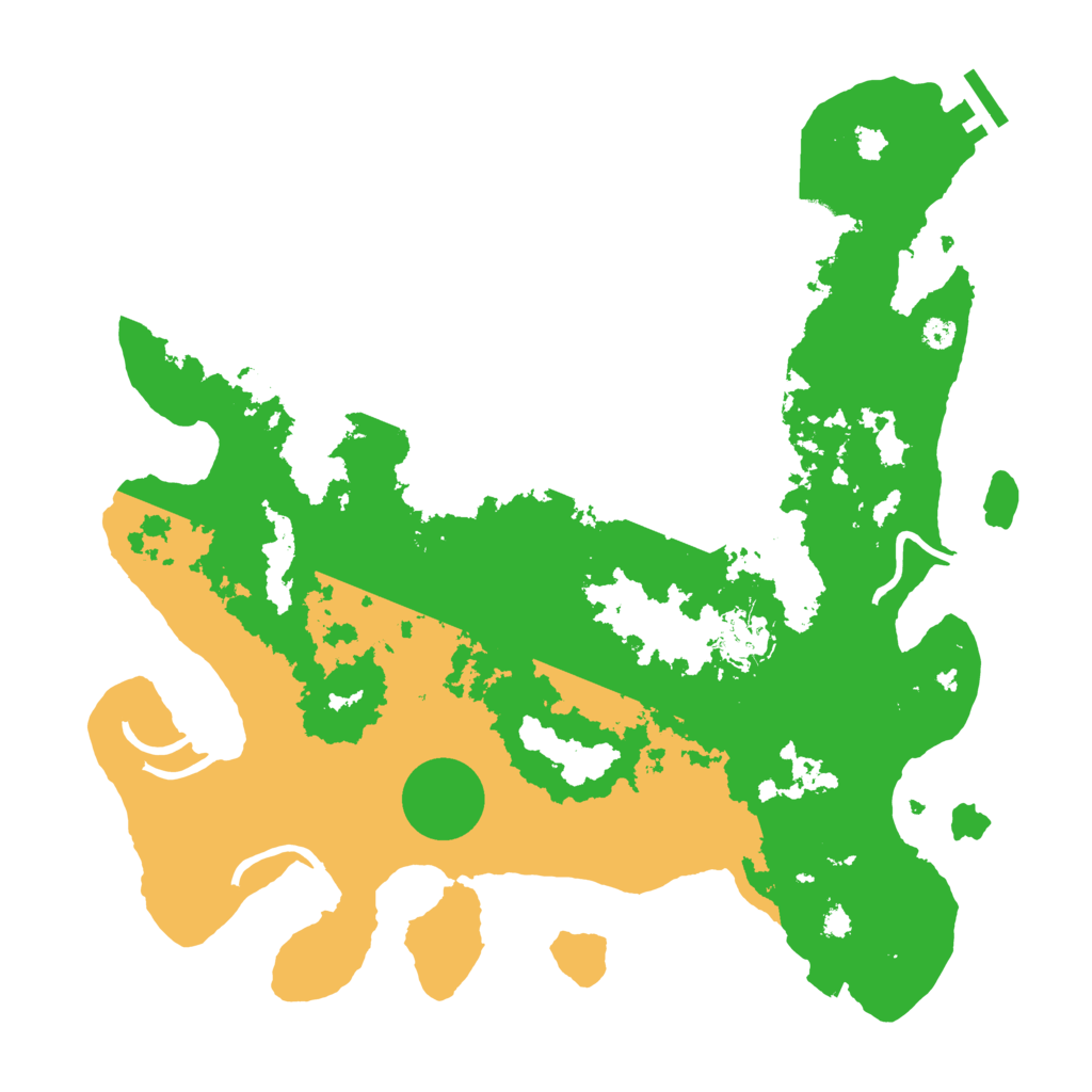 Biome Rust Map: Procedural Map, Size: 3500, Seed: 5643345