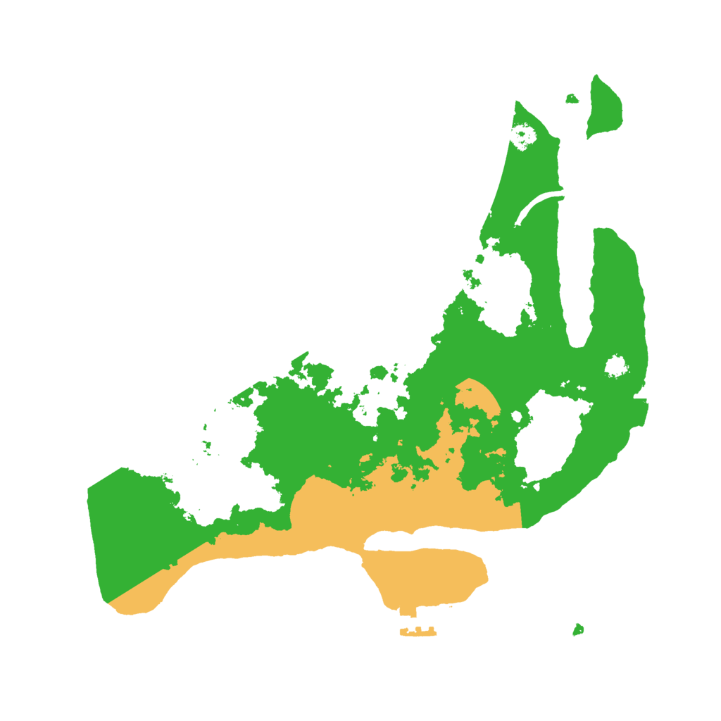 Biome Rust Map: Procedural Map, Size: 3000, Seed: 808379293