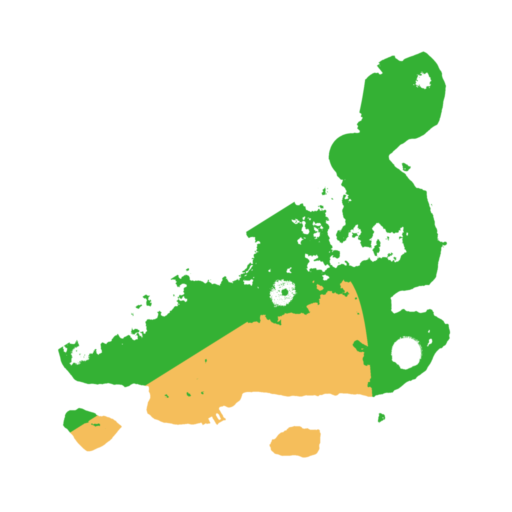 Biome Rust Map: Procedural Map, Size: 3000, Seed: 1425895