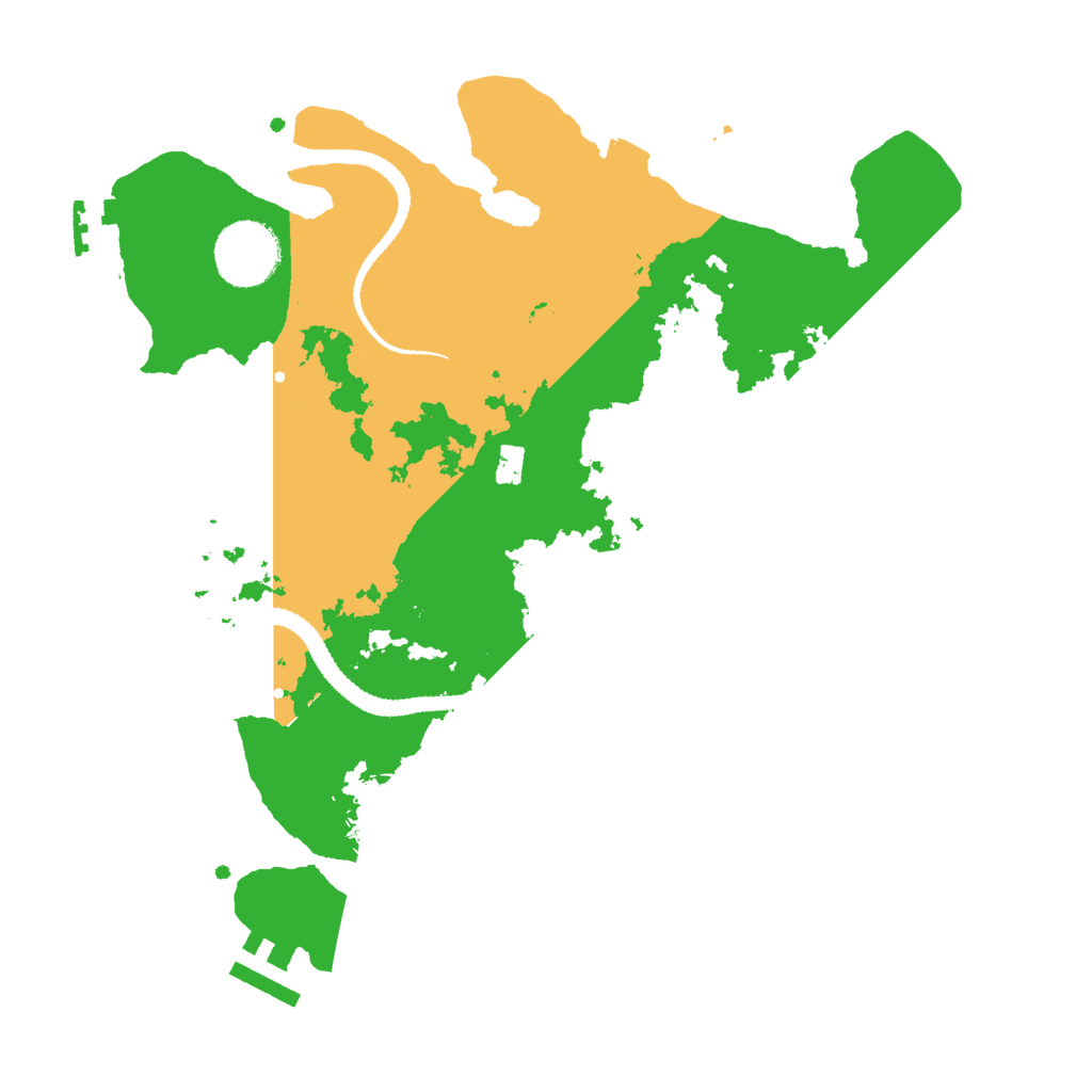 Biome Rust Map: Procedural Map, Size: 3000, Seed: 67386