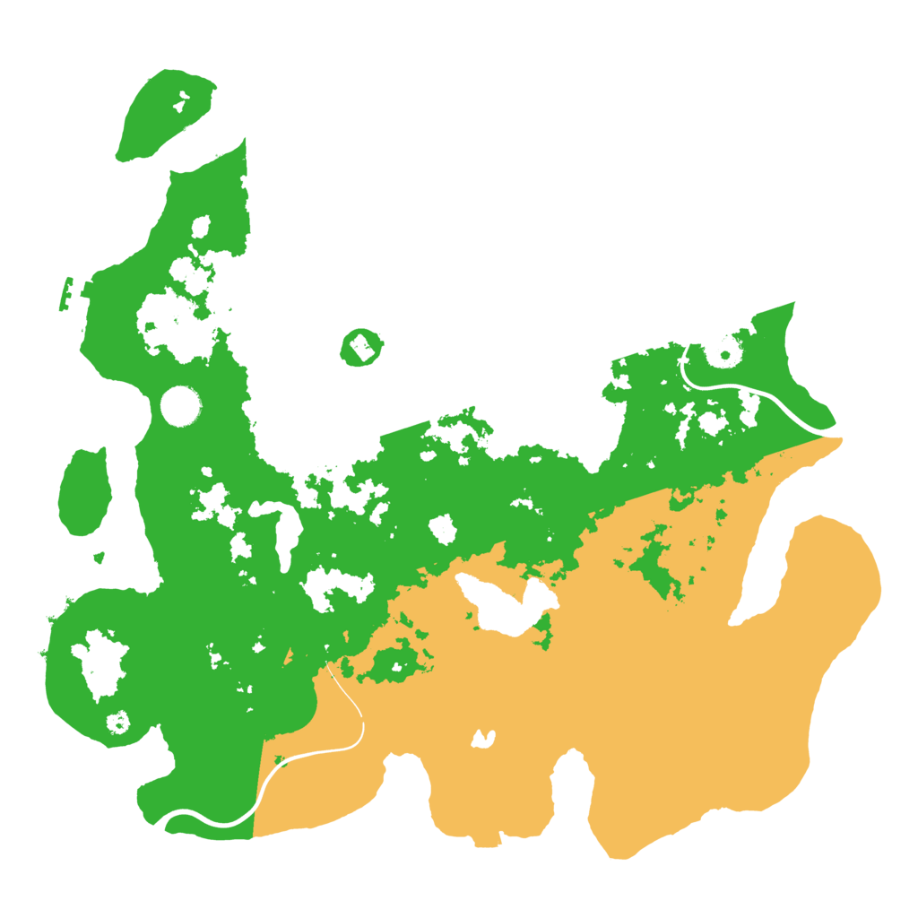 Biome Rust Map: Procedural Map, Size: 4000, Seed: 1707083563