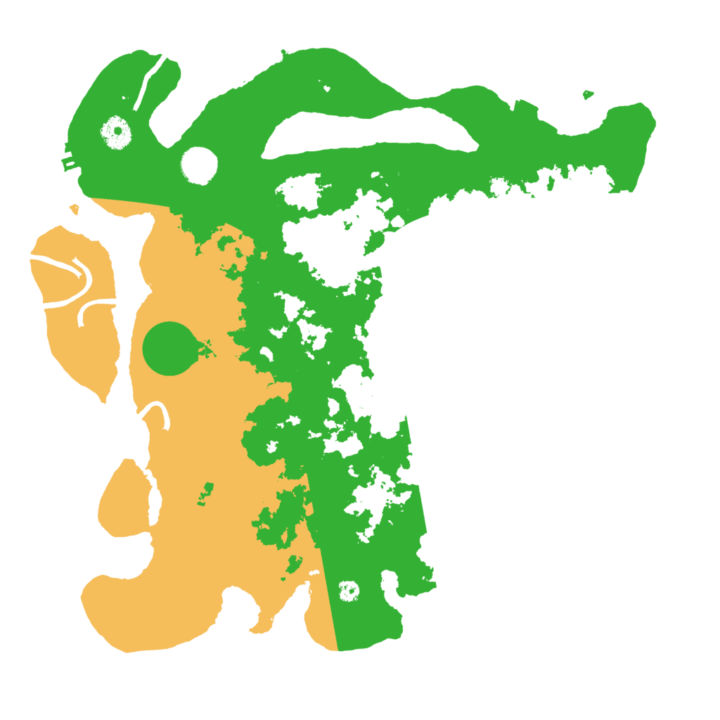 Biome Rust Map: Procedural Map, Size: 3500, Seed: 1713