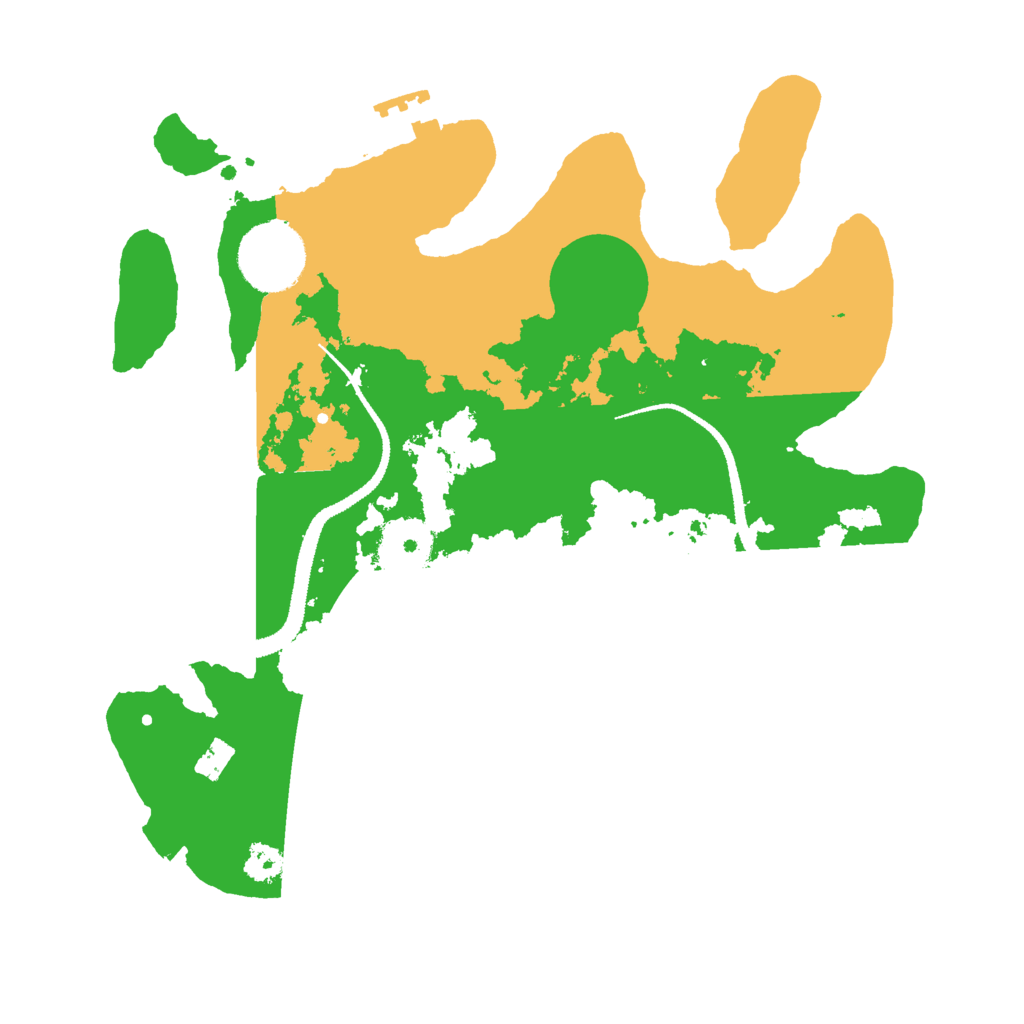 Biome Rust Map: Procedural Map, Size: 2750, Seed: 173247