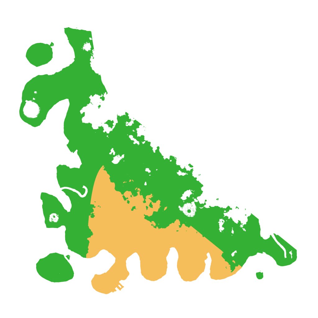 Biome Rust Map: Procedural Map, Size: 3500, Seed: 1032995942