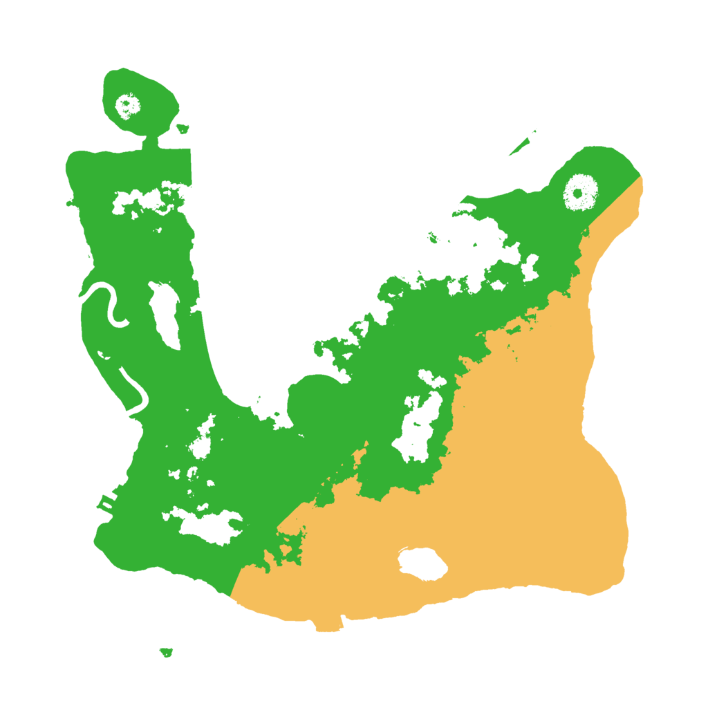 Biome Rust Map: Procedural Map, Size: 3000, Seed: 2099171530