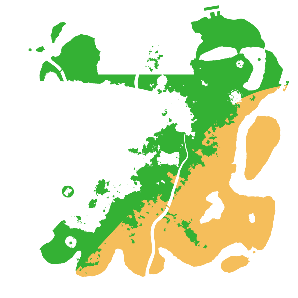 Biome Rust Map: Procedural Map, Size: 4000, Seed: 1285007478