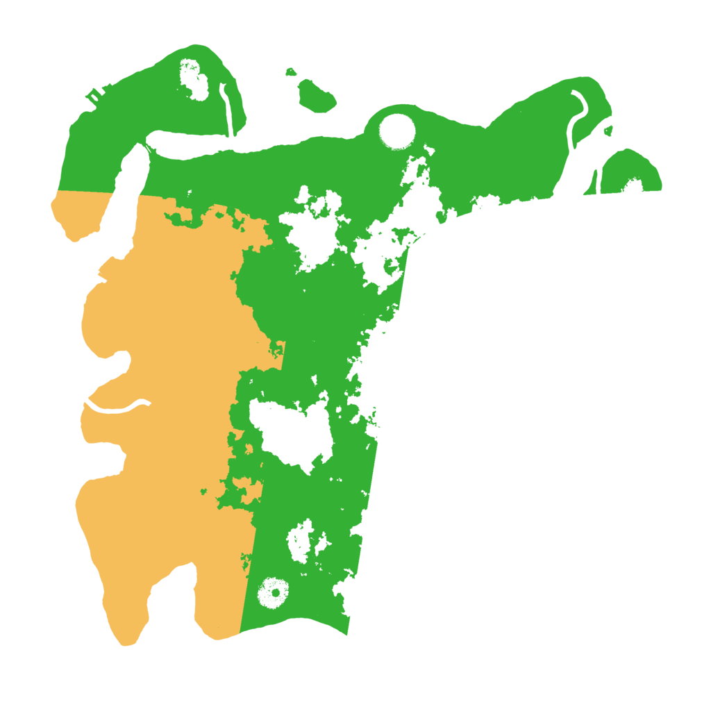 Biome Rust Map: Procedural Map, Size: 3500, Seed: 1209201057