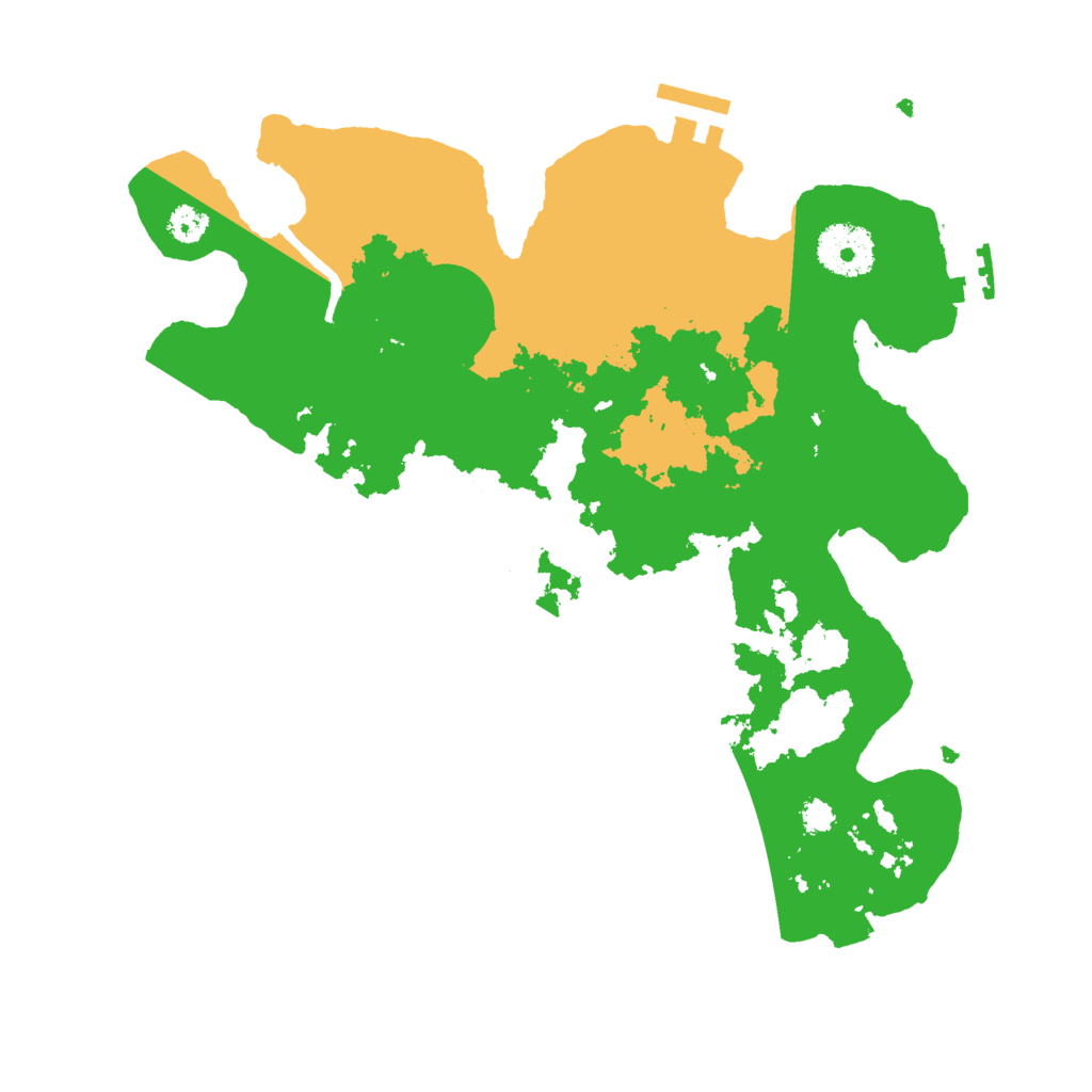 Biome Rust Map: Procedural Map, Size: 3000, Seed: 56993