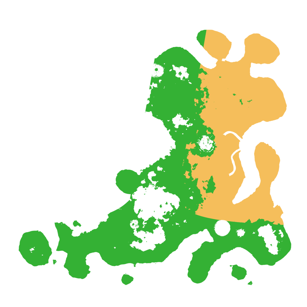 Biome Rust Map: Procedural Map, Size: 3500, Seed: 745431450