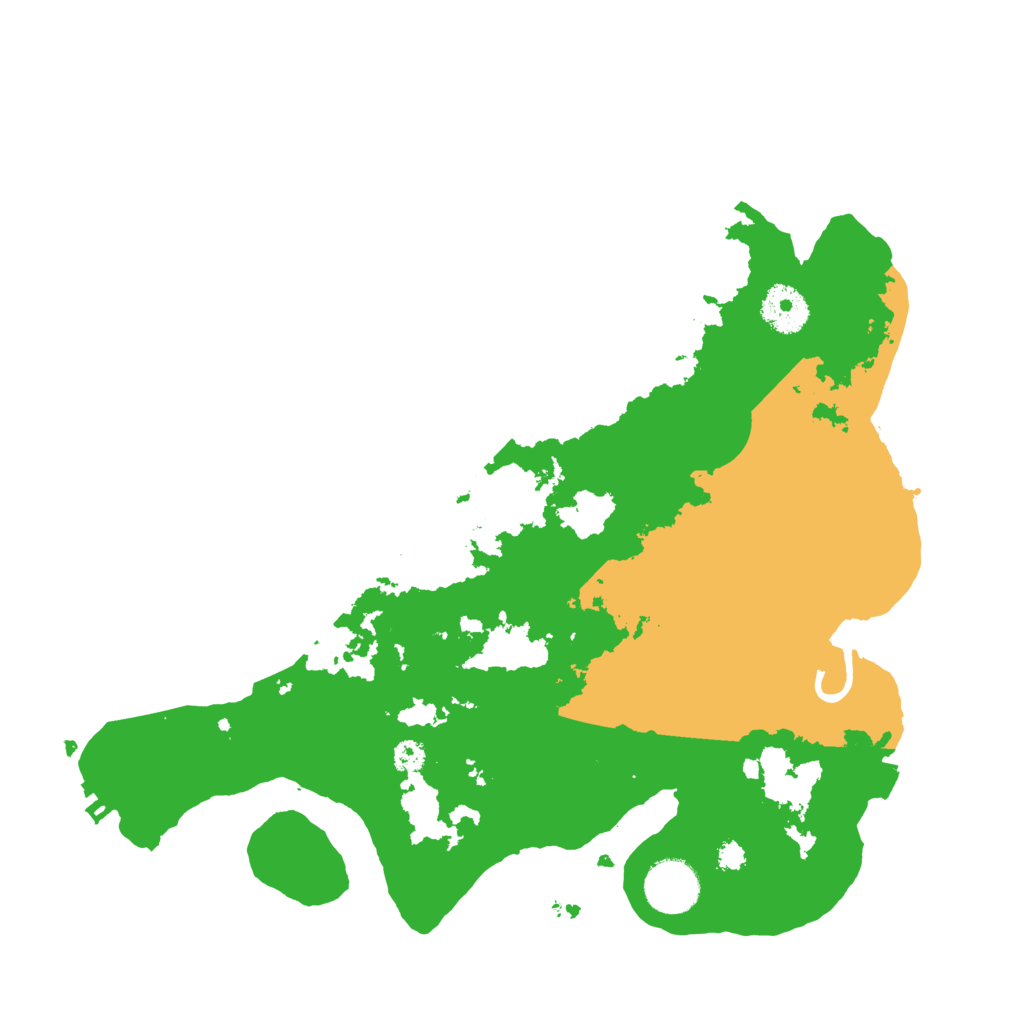 Biome Rust Map: Procedural Map, Size: 3300, Seed: 40901243