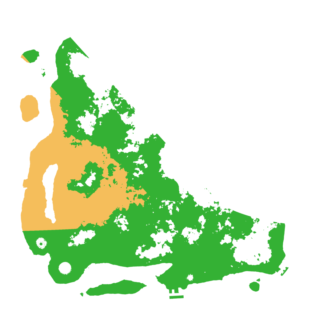 Biome Rust Map: Procedural Map, Size: 4500, Seed: 1145279975