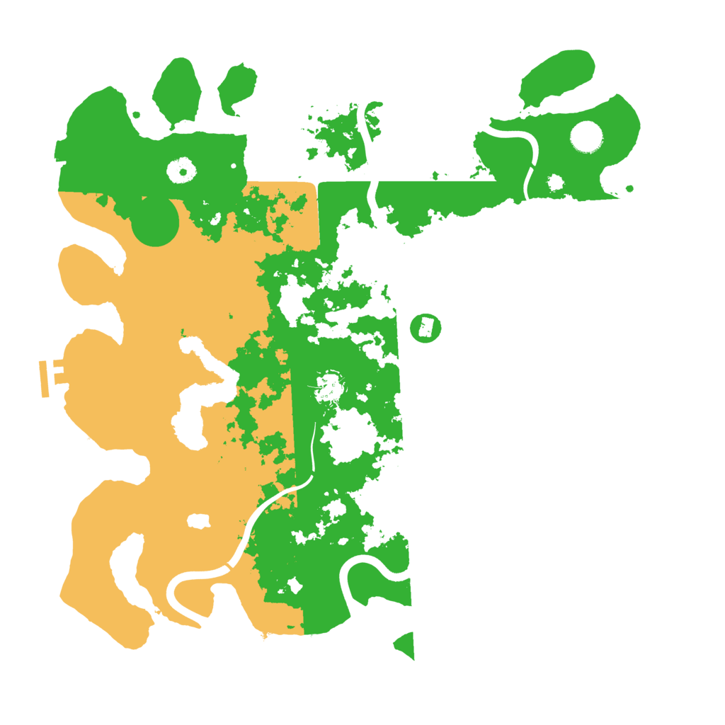 Biome Rust Map: Procedural Map, Size: 4000, Seed: 10982435