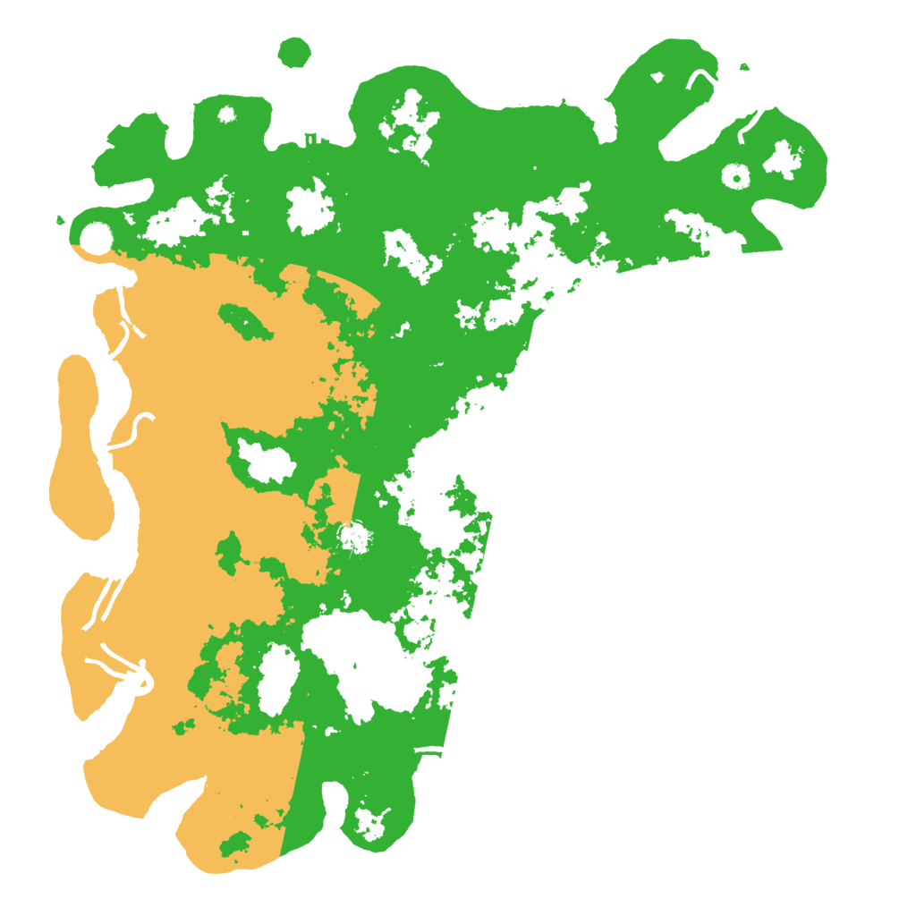 Biome Rust Map: Procedural Map, Size: 5000, Seed: 75167