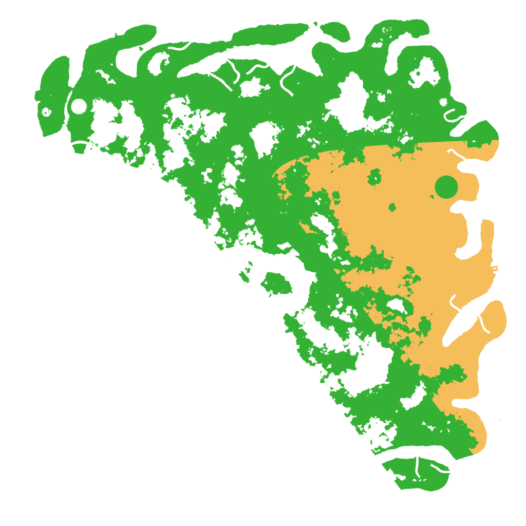 Biome Rust Map: Procedural Map, Size: 6000, Seed: 1775596206