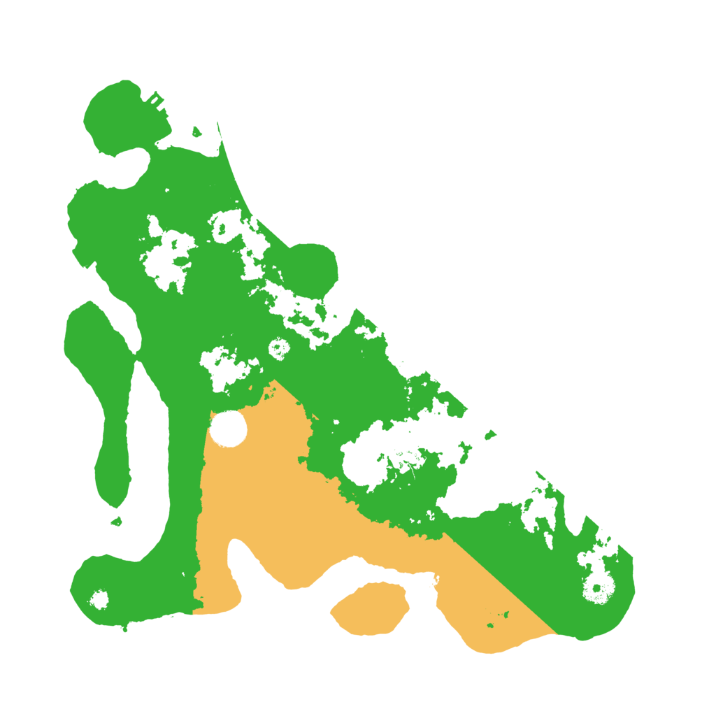 Biome Rust Map: Procedural Map, Size: 3500, Seed: 86755596