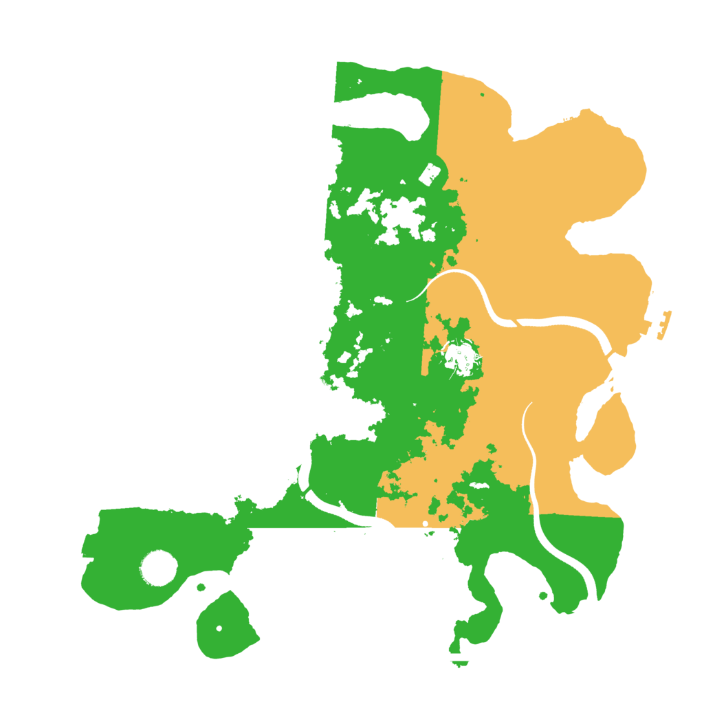 Biome Rust Map: Procedural Map, Size: 3500, Seed: 982376416