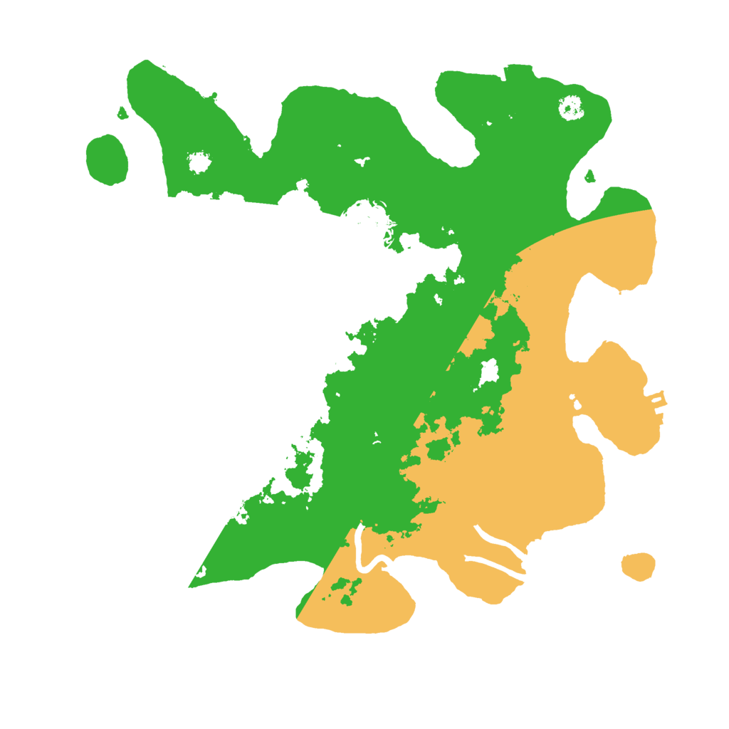 Biome Rust Map: Procedural Map, Size: 3000, Seed: 4343634