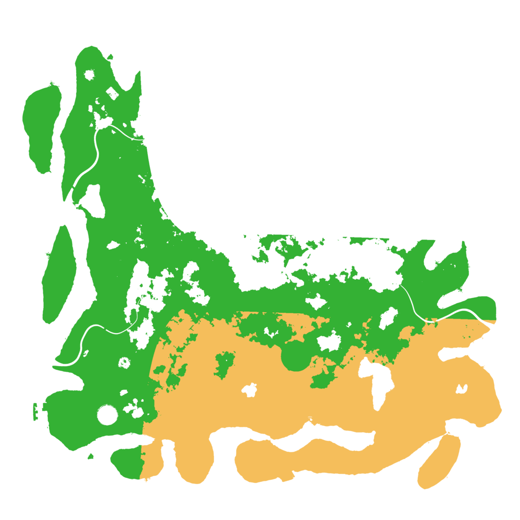 Biome Rust Map: Procedural Map, Size: 4500, Seed: 196398482